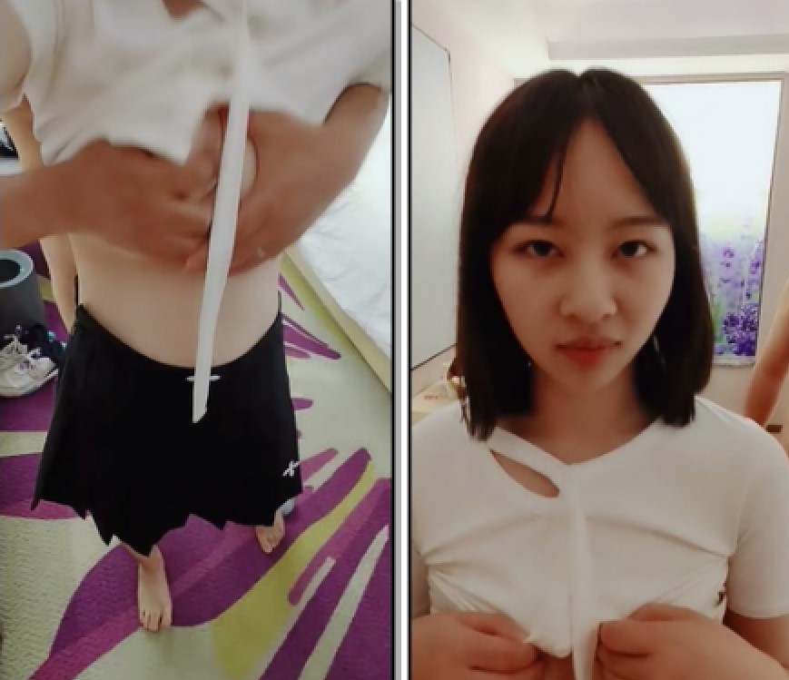 【换妻极品探花】，今夜约单男，粉丝福利，眼睛男看见大胸狂亲，鸳鸯浴后激情3P，精彩刺激