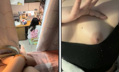 【大学宿舍的乐趣】，沉浸式偷窥女大学生，极品粉嫩小骚逼，对白精彩，撸管佳作1