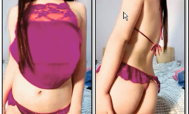 长相清纯的妹子，红色性感睡衣肚兜，全裸模特身材，跳蛋特写超粉嫩原生态逼逼一刺激就是白浆淫水超多.