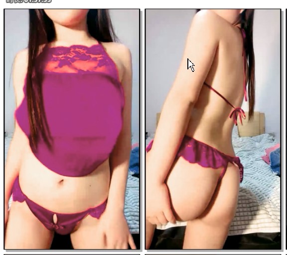 长相清纯的妹子，红色性感睡衣肚兜，全裸模特身材，跳蛋特写超粉嫩原生态逼逼一刺激就是白浆淫水超多.