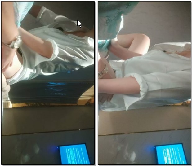 【老王1探花】真实搞足疗女，衬衣美腿极品御姐，拨开短裤磨蹭骚逼，大白屁股极度诱惑.