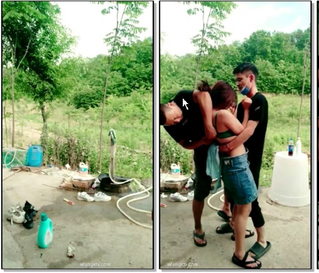 【户外调教勾搭村姑】颜值女神被强上粗暴操B超给力