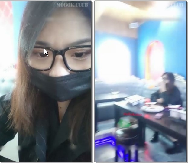 約個肉肉的眼鏡妹KTV唱歌喝酒,玩骰子遊戲輸了該願認罰,到廁所給小哥艹嘴,扣B