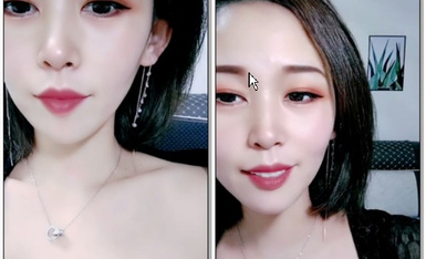 颜值爆表完美露脸女神热舞诱惑，换透明内裤，不过还是尺度小.