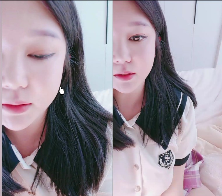 清纯JK装学生妹！初下海超高颜值，两个奶子又白又软，撩起裙子露无毛肥逼，掰开特写洞洞很紧致