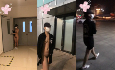 露出系福利姬@冰雪被融化 - 商場行走