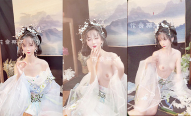 【高端絕美❤️私拍】超火爆網紅喵小吉黃金拍檔金魚kinngyo新作《蒼梧瑤》畫風美到爆炸 酥乳小穴誘人至極 (2)