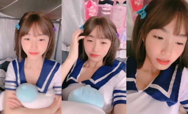 乖巧鄰家高顏值學妹 嗚崽醬 49部合集  (17)