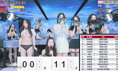 2024年3月，王炸，價值3000人民幣一場群女淫播【jinricp】韓國BJ女團出場，裸舞上空抖奶6小時，獎金爭奪戰