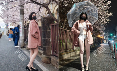 Naimi奶咪 房東的玩物2 櫻花下的露出任務