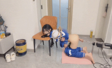 【歡樂谷】劇情演繹：校花的噩夢 捂暈捆綁炮擊插無毛小穴口爆