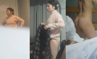 91最新流出 肥猪哥是单位的小领导 和河南的美女同事出差 小旅馆办了她 突然老公发视频通话 糊弄过去了继续操