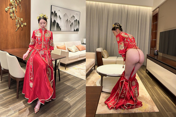 秀人網 【夢心玥】 大尺度劇情模擬啪啪寫真視頻-洞房花燭夜