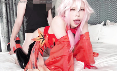 【勁爆❤️二次元】浵卡ToKar✨ 美少女蝶祈Cos口穴侍奉 男主公狗腰強勁輸出 爆漿拉絲淫靡嫩穴 內射極品白虎飛機杯