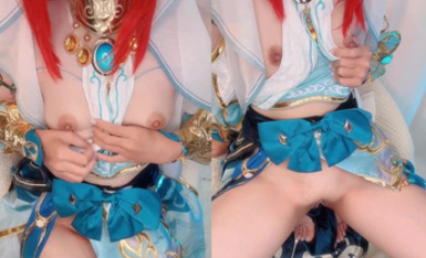 Patreon【Ayame】大尺度，顏值嫩妹大膽掰穴，幼態蘿莉白虎穴