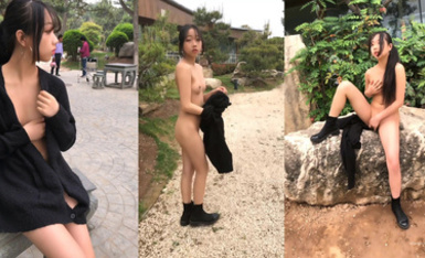 福利姬 漿果兒-人前露出 挑戰全裸調戲路人_02