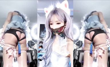 【一隻霸王獸】種雙視角裸舞_把大屁股打紅_拉珠肛塞_按摩騷逼 (5)