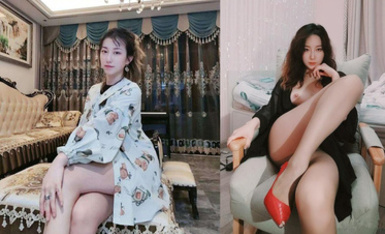 極品母狗騷少婦，情趣制服自慰，3P大混戰被炮友各種無套猛干 (3)