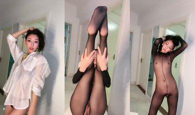 【小平兒】極品美女主播黑絲激情裸舞 (2)