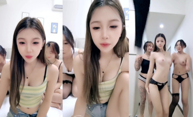 美女群P盛宴【極品藝校生】10.13-10.25高顏值姐妹4P5P畫面精彩淫亂刺激 (1)