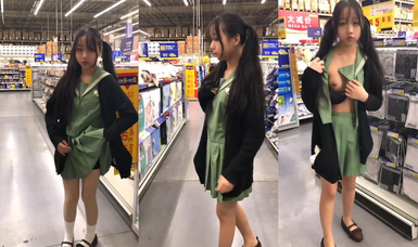 【西萌工作室】雙馬尾極品萌妹 馬雨琪 全裸宅舞 戶外裸舞 公園露出 (5)