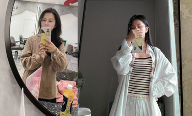 師范大學剛畢業的實習老師，私下裡是被調教成吃雞母狗，被男友按在床上瘋狂中出